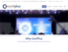 Tablet Screenshot of confplusapp.com